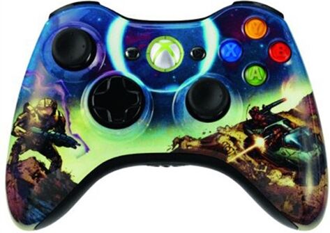 Refurbished: X360 Official Halo 3 Spartan Wireless Pad Refurbished: X360 Official Halo 3 Spartan Wireless Pad