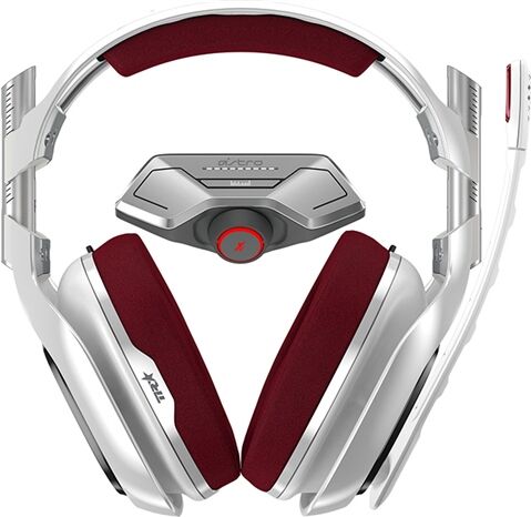 Refurbished: Astro A40 TR Headset + MixAmp M80 White/Red Refurbished: Astro A40 TR Headset + MixAmp M80 White/Red