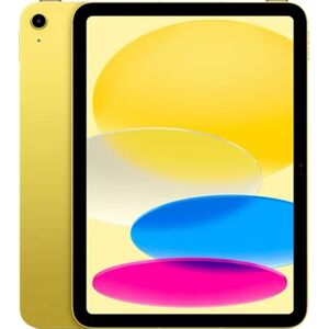 Refurbished: Apple iPad 10th Gen (A2696) 10.9” 256GB - Yellow, Wifi B