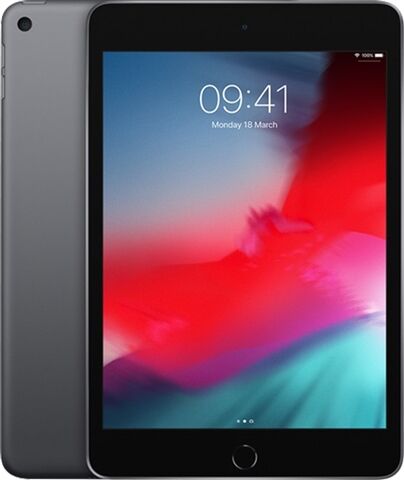 Refurbished: Apple iPad Mini 5th Gen (A2133) 7.9” 64GB - Space Grey, WiFi B