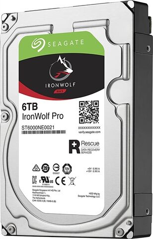 Refurbished: Seagate Ironwolf Pro 6TB 3.5” SATA