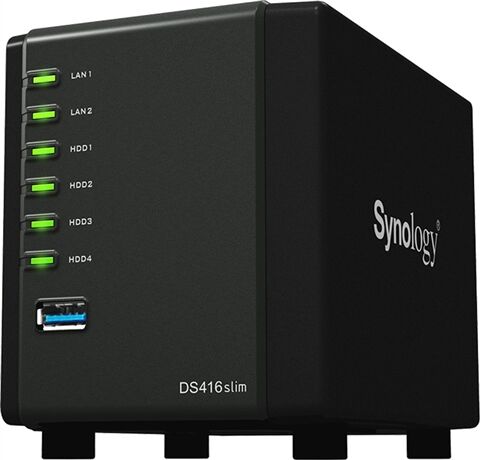 Refurbished: Synology DS416Slim 4 Bay Desktop NAS Enclosure