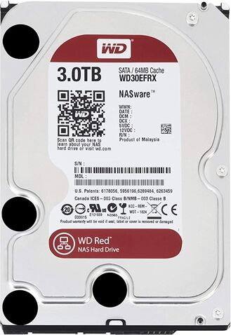 Refurbished: WD Red  3.5” 3TB SATA