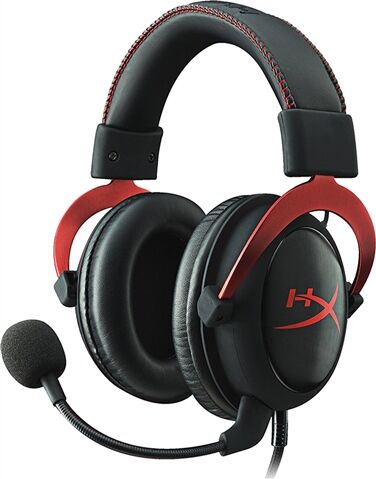 Refurbished: HyperX Cloud II Gaming Headset (PC/PS4/Mac/Mobile) Red, C