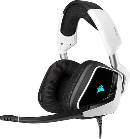 Refurbished: Corsair Void Elite RGB USB Gaming Headset - White, B Refurbished: Corsair Void Elite RGB USB Gaming Headset - White, B
