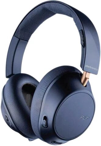 Refurbished: Plantronics Backbeat Go 810 Wireless ANC Over-Ear Headphones - Blue, B