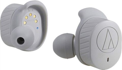 Refurbished: Audio Technica ATH-SPORT7TW SonicSport True Wireless In-Ear-White, A Refurbished: Audio Technica ATH-SPORT7TW SonicSport True Wireless In-Ear-White, A