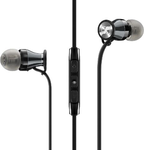 Refurbished: Sennheiser Momentum M2IEi In Ear (iOS version) - Black Chrome, A Refurbished: Sennheiser Momentum M2IEi In Ear (iOS version) - Black Chrome, A