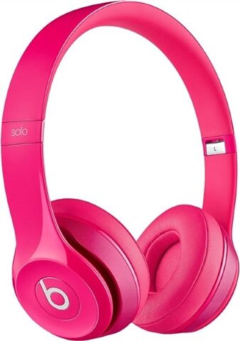 Refurbished: Beats by Dr. Dre Solo2 On-Ear - Pink, B Refurbished: Beats by Dr. Dre Solo2 On-Ear - Pink, B