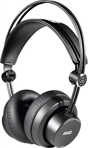 Refurbished: AKG K175 Closed Back On-Ear Headphones, Black A