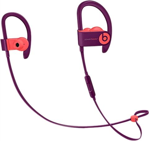 Refurbished: Beats By Dre Powerbeats 3 Wireless In-Ear - Pop Magenta, B Refurbished: Beats By Dre Powerbeats 3 Wireless In-Ear - Pop Magenta, B