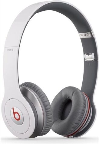 Refurbished: Beats Solo HD 2013 White, B Refurbished: Beats Solo HD 2013 White, B