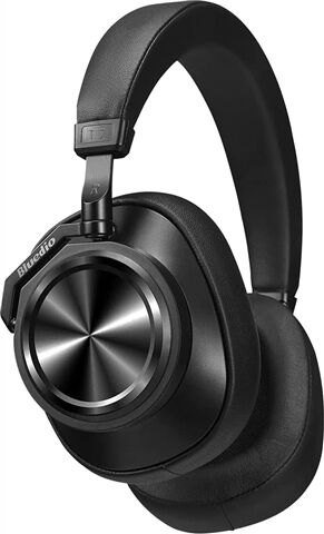Refurbished: Bluedio T7 Turbine Bluetooth Noise Canceling Over Ear Headset - Black, C