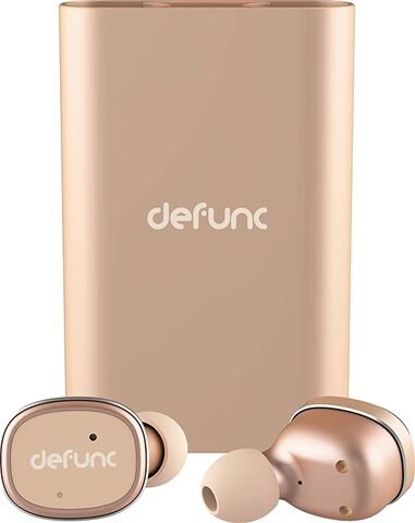 Refurbished: DEFUNC D0267 TRUE Wireless Bluetooth Headphones, Gold B Refurbished: DEFUNC D0267 TRUE Wireless Bluetooth Headphones, Gold B