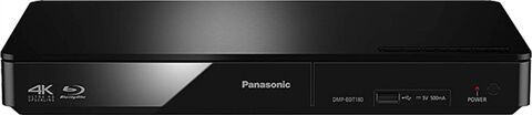 Refurbished: Panasonic DMP-BDT180EB Smart 3D Blu-Ray Player, B