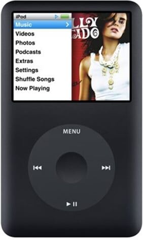 Refurbished: Apple iPod Classic 6th Generation (2007) 160GB - Black, B Refurbished: Apple iPod Classic 6th Generation (2007) 160GB - Black, B