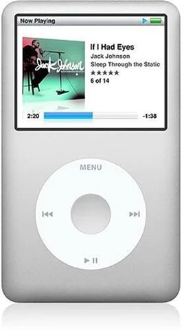 Refurbished: Apple iPod Classic 6th Generation (2007) 160GB - Silver, C