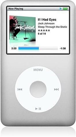 Refurbished: Apple iPod Classic 6th Generation (2007) 160GB - Silver, C Refurbished: Apple iPod Classic 6th Generation (2007) 160GB - Silver, C