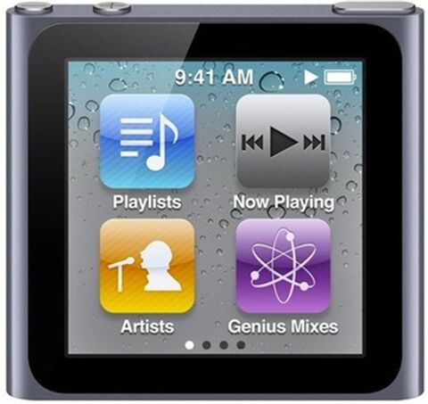 Refurbished: Apple iPod Nano 6th Generation 8GB - Graphite, C