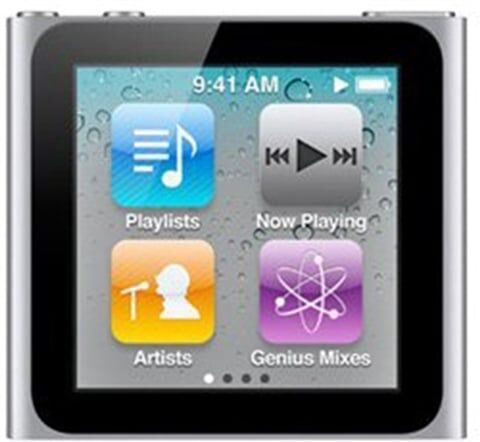 Refurbished: Apple iPod Nano 6th Generation 8GB - Silver, C Refurbished: Apple iPod Nano 6th Generation 8GB - Silver, C