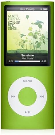 Refurbished: Apple iPod Nano 4th Generation 8GB - Green, B Refurbished: Apple iPod Nano 4th Generation 8GB - Green, B