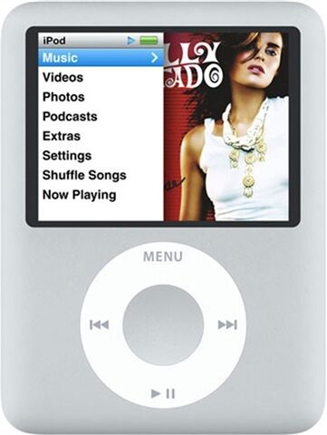Refurbished: Apple iPod Nano Video 3rd Generation 4GB - Silver, B Refurbished: Apple iPod Nano Video 3rd Generation 4GB - Silver, B