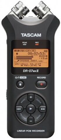 Refurbished: Tascam DR07 MkII Digital Recorder, B