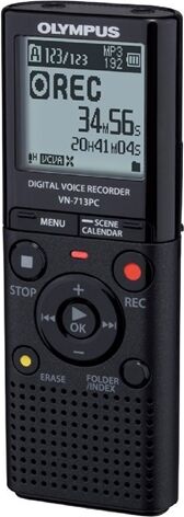 Refurbished: Olympus VN-713PC 4GB Voice Recorder, B Refurbished: Olympus VN-713PC 4GB Voice Recorder, B