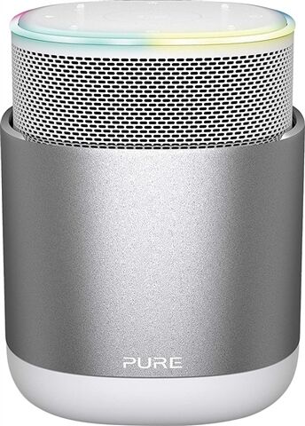 Refurbished: Pure DiscovR Smart Speaker With Alexa - Silver, B