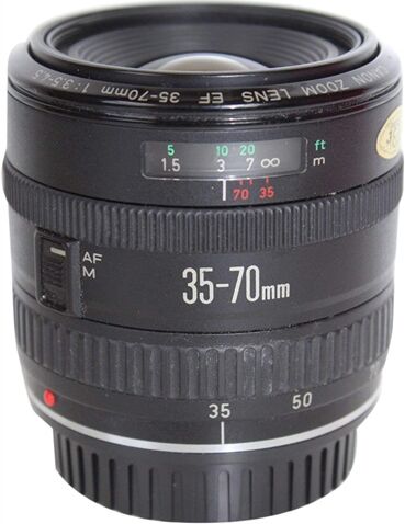 Refurbished: Canon EF 35-70mm f/3.5-5.6A Autofocus only Black Lens Refurbished: Canon EF 35-70mm f/3.5-5.6A Autofocus only Black Lens