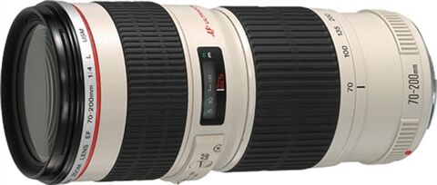 Refurbished: Canon EF 70-200mm f/4L USM White Lens