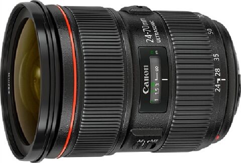 Refurbished: Canon EF 24-70mm f/4L IS USM Black Lens Refurbished: Canon EF 24-70mm f/4L IS USM Black Lens