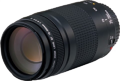 Refurbished: Canon EF 75-300mm f/4-5.6 II Black Lens Refurbished: Canon EF 75-300mm f/4-5.6 II Black Lens