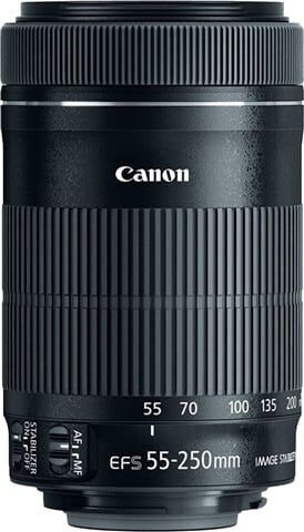 Refurbished: Canon EF-S 55-250mm f/4-5.6 IS Black Lens Refurbished: Canon EF-S 55-250mm f/4-5.6 IS Black Lens