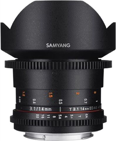 Refurbished: Samyang 14mm T3.1 ED AS IF UMC II (Canon)