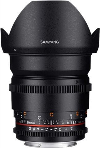 Refurbished: Samyang 16mm T2.2 VDSLR II (Canon) Refurbished: Samyang 16mm T2.2 VDSLR II (Canon)