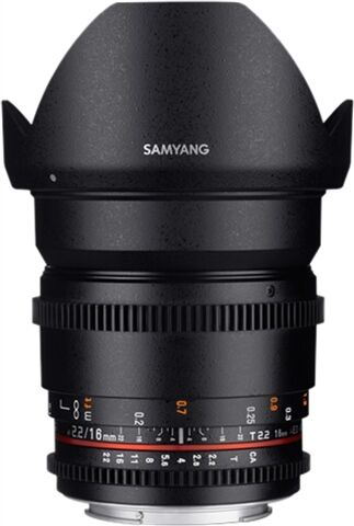 Refurbished: Samyang 16mm T2.2 VDSLR II (Canon)