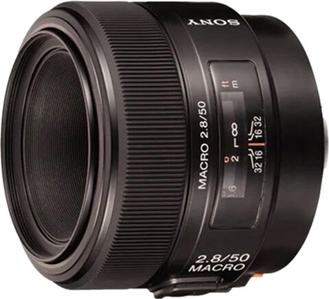 Refurbished: Sony 50mm F/2.8 Macro Lens (SAL50M28) A-Mount Refurbished: Sony 50mm F/2.8 Macro Lens (SAL50M28) A-Mount