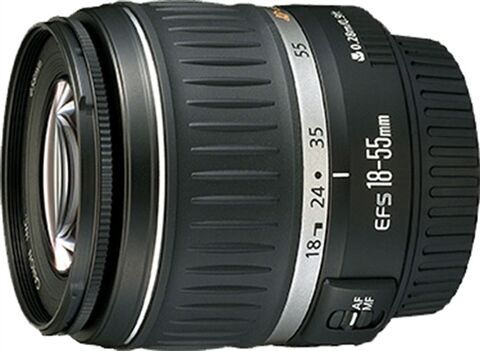 Canon EF-S 18-55mm f/3.5-5.6 II USM Black Lens