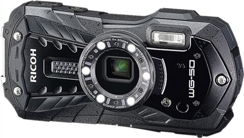 Refurbished: Ricoh Caplio WG-50 Waterproof Camera 16MP, B Refurbished: Ricoh Caplio WG-50 Waterproof Camera 16MP, B