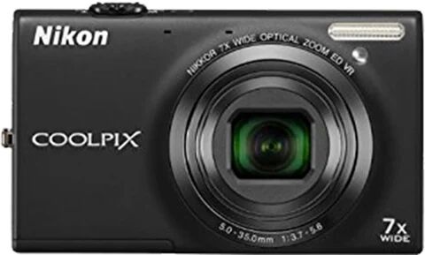 Refurbished: Nikon Coolpix S6100 16M, B Refurbished: Nikon Coolpix S6100 16M, B