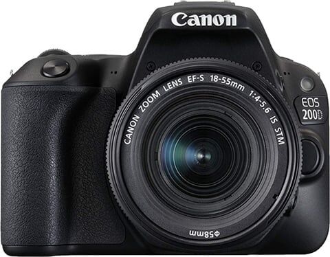 Refurbished: Canon EOS 200D Black + 18-55mm III, B Refurbished: Canon EOS 200D Black + 18-55mm III, B