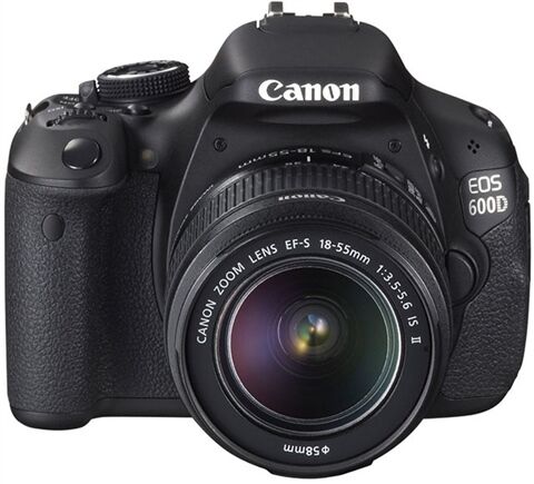 Refurbished: Canon EOS 600D + 18-55mm IS, B Refurbished: Canon EOS 600D + 18-55mm IS, B