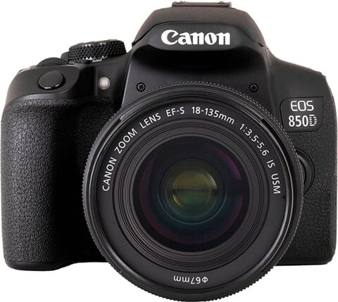 Refurbished: Canon EOS 850D + 18-135mm f/3.5-5.6 IS USM (Black), A Refurbished: Canon EOS 850D + 18-135mm f/3.5-5.6 IS USM (Black), A