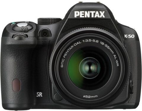 Refurbished: Pentax K-50 18-55mm 3.5-5.6 WR, B Refurbished: Pentax K-50 18-55mm 3.5-5.6 WR, B