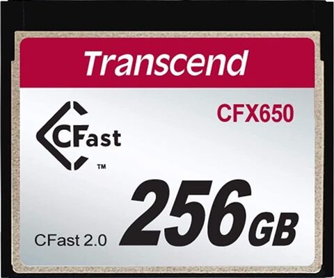 Refurbished: Transcend CFX650 256GB CFast 2.0 Refurbished: Transcend CFX650 256GB CFast 2.0