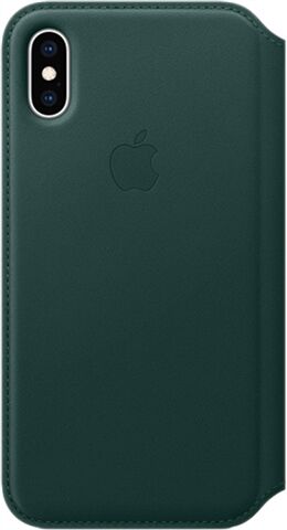 Refurbished: Apple iPhone XS Leather Folio - Forest Green