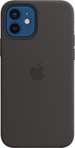 Refurbished: Apple iPhone 12/12 Pro Silicone Case with MagSafe - Black Refurbished: Apple iPhone 12/12 Pro Silicone Case with MagSafe - Black