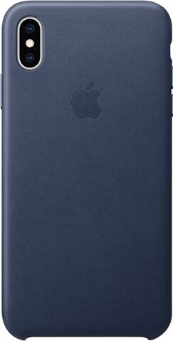 Refurbished: Apple iPhone Xs Max Leather Case - Midnight Blue Refurbished: Apple iPhone Xs Max Leather Case - Midnight Blue