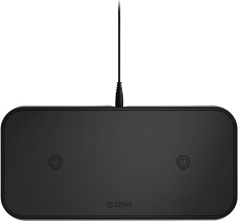 Refurbished: Zens ZEDC04B Qi Wireless Dual Charging Portable Pad Refurbished: Zens ZEDC04B Qi Wireless Dual Charging Portable Pad